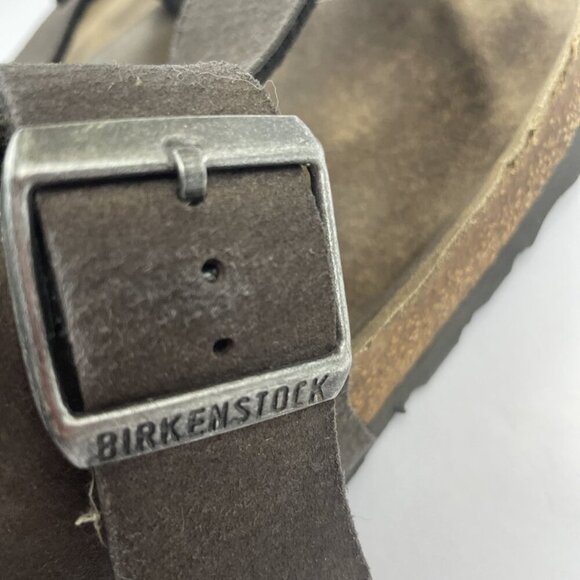 Birkenstock Gizeh Sandals Women’s 41 Size US 10-10.5 Brown Birko-Flor Thong - Picture 5 of 10